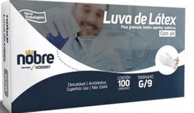 Luva de procedimento não cirúrgico de latex g - nobre