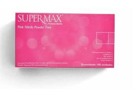 Luva De Procedimento Nitrilo Pink cx c/ 100 unid - Supermax Luva De Procedimento Nitrilo Pink cx c/ 100 unid - Supermax