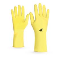 Luva de Proteção Látex Amarela P - Kalipso