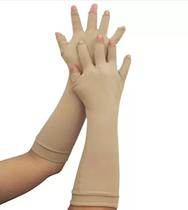 Luva de Proteção Solar UV50 Longa Antienvelhecimento, Pós Peeling Dortler