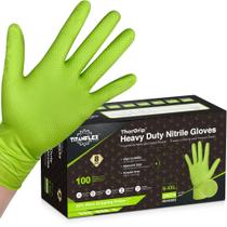 Luva de proteção TitanFlex Nitrile XXL Green 8-mil Premium