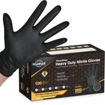Luva de proteção TitanFlex Premium Nitrile Black Medium