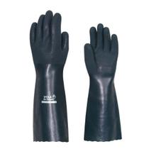 Luva de PVC 46 CM com forro e palma áspera Volk CA 46837 Luva de PVC 46 CM com forro e palma áspera Volk CA 46837