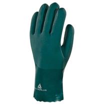 Luva de pvc áspera 25 cm verde G Luva de pvc áspera 25 cm verde G
