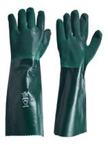 Luva de PVC áspera 45 cm verde G -Cano Longo Delta Plus Luva de PVC áspera 45 cm verde G -Cano Longo Delta Plus