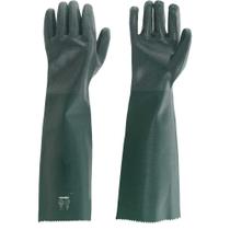 Luva De PVC Áspera Com Forro 56Cm PAV0056 Vonder Luva De PVC Áspera Com Forro 56Cm PAV0056 Vonder