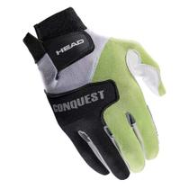 Luva de raquetebol HEAD Conquest Extra Grip em couro preta