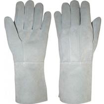 Luva de raspa cano longo 20cm proteplus Luva de raspa cano longo 20cm proteplus