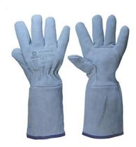 Luva De Raspa Vaqueta Punho Cano Longo 15Cm Com Reforço Luva De Raspa Vaqueta Punho Cano Longo 15Cm Com Reforço