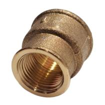 Luva de Redução 1/2 x 3/4 em Latão Amarela