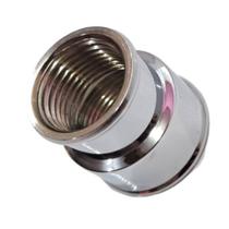 Luva de Redução 1/2 x 3/4 em Latão Cromada