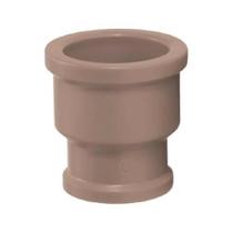 Luva de Redução 60 X 50mm em Latão com Junta Soldável e Roscável para Instalações Hidráulicas Amanco