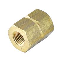 Luva de Redução Latão 1/2" NPTF x 1/4" NPTF