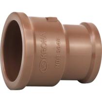 Luva De Redução Soldável Pvc 40 Mm X 32 Mm Referência 452 Krona Marrom Luva De Redução Soldável Pvc 40 Mm X 32 Mm Referência 452 Krona Marrom
