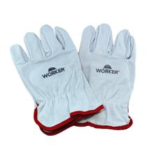 Luva de Segurança Couro de Vaqueta Modelo Petroleira