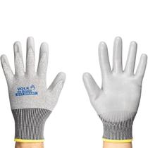 Luva de Segurança Cut Smart Resistente a Corte Volk CA 39416 Cor:CinzaTamanho:G