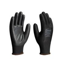 Luva De Segurança Preta Tamanho 8 (m) Para Uso Doméstico E Profissional - Pu Revestido