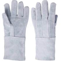 Luva de Segurança Raspa Couro 15 cm - Com Reforço