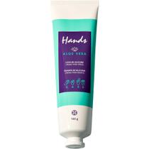 Luva De Silicone Aloe Vera Creme Para As Mãos Hands 100g