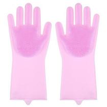 Luva de Silicone de Lavar Louças Luva de Silicone de Lavar Louças
