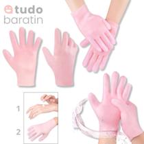 Luva de Silicone Hidratante Para as Mãos Luva Hidratante Ressecadas Cuidados Mão Seca Mascara de Mão