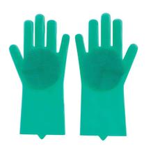 Luva de Silicone Multiuso Verde 32,5CM - FLASH LIMP Luva de Silicone Multiuso Verde 32,5CM - FLASH LIMP