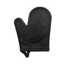 Luva de Silicone Térmica 22cm x 18cm - Preta
