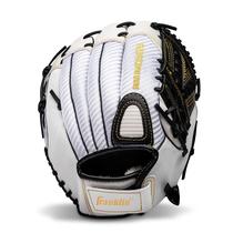Luva de softball Franklin Sports Fastpitch Pro 11" branca/dourada Luva de softball Franklin Sports Fastpitch Pro 11" branca/dourada
