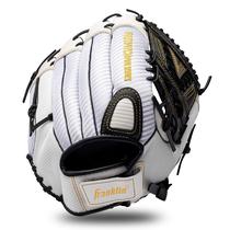Luva de softball Franklin Sports Fastpitch Pro 12" branca/dourada