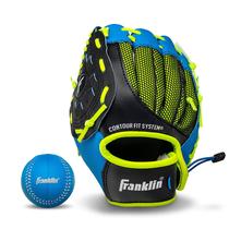 Luva de teeball/beisebol Franklin Sports Neo-Grip 9.0" azul Luva de teeball/beisebol Franklin Sports Neo-Grip 9.0" azul