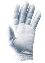 Luva de tênis Tourna Full Finger para a mão esquerda masculina - branca