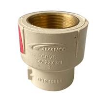 Luva de Transição Água Quente 22mm x 3/4 Super CPVC Amanc Luva de Transição Água Quente 22mm x 3/4 Super CPVC Amanc