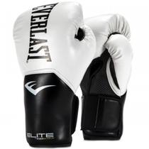 Luva de Treino Everlast Pro Style Elite V2 12 Oz - Branco e Preto