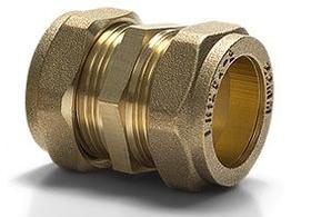 Luva de União de Placas em Latão de 22 mm Aquecedor Solar