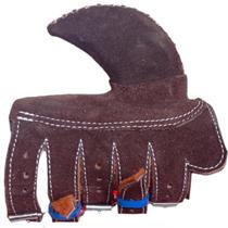 Luva de Vaquejada 5 Ataca Profissional em couro vaqueiro Luva de Vaquejada 5 Ataca Profissional em couro vaqueiro