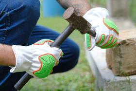 Luva De Vaqueta Anti Impacto Segurança Proteção Resistente Ca Valcan Epi Construção Luva De Vaqueta Anti Impacto Segurança Proteção Resistente Ca Valcan Epi Construção
