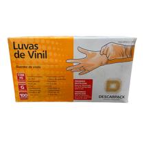 Luva De Vinil Com Pó 100un - Descarpack G
