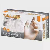 Luva de Vinil com Pó Talge M 100 Unidades