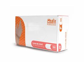 Luva de Vinil Descartavel C/ Po Mblife P - Medix Brasil