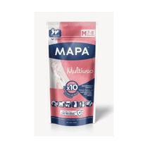 Luva de Vinil Descartável Mapa, sem látex, pacote com 10