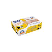 Luva de Vinil G Sem Pó com 100 UN - Medix