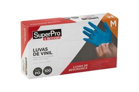 Luva De Vinil Procedimento Não Cirúrgico Superpro Azul Sem Pó Tamanho P Caixa Com 100 Und Luva De Vinil Procedimento Não Cirúrgico Superpro Azul Sem Pó Tamanho P Caixa Com 100 Und