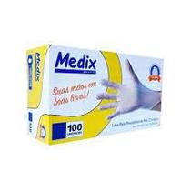 Luva de vinil s/po medix m c/100 Luva de vinil s/po medix m c/100