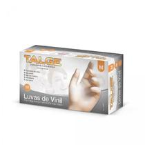 Luva de Vinil S/Pó Tamanho M C/100 Unidades Talge