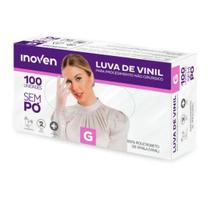 Luva de Vinil sem Pó G - 100 Unidades Luva de Vinil sem Pó G - 100 Unidades
