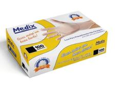 Luva de vinil sem pó Medix