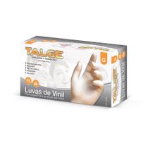 Luva De Vinil Talge Tam. G Com Pó - (100 Unidades) Luva De Vinil Talge Tam. G Com Pó - (100 Unidades)