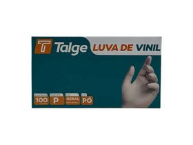 Luva de vinil talge tamanho ( p ) c/ pó caixa c/ 100 unid- Luva de vinil talge tamanho ( p ) c/ pó caixa c/ 100 unid-