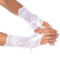 Luva Delicate em Tully Branca Pimenta Sexy - Acessório Sexy Luva Delicate em Tully Branca Pimenta Sexy - Acessório Sexy