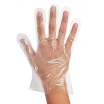 Luva Descartável Cano Curto Transparente 1.000 (MIL) Unidades Polietileno para Restaurantes Salão de Beleza Estética PREVEMAX